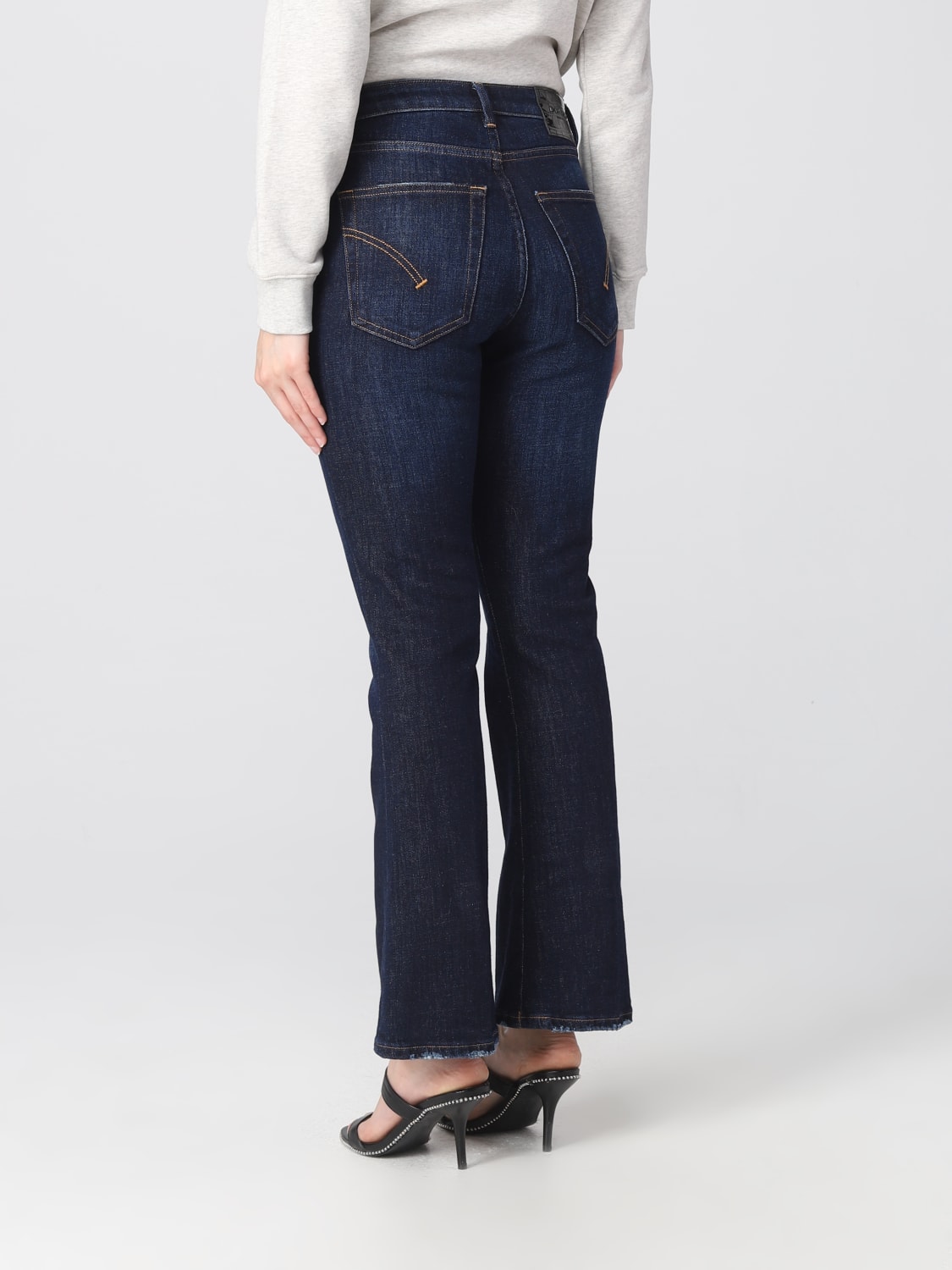 DONDUP JEANS: Jeans Dondup in denim, Bianco - Img 2