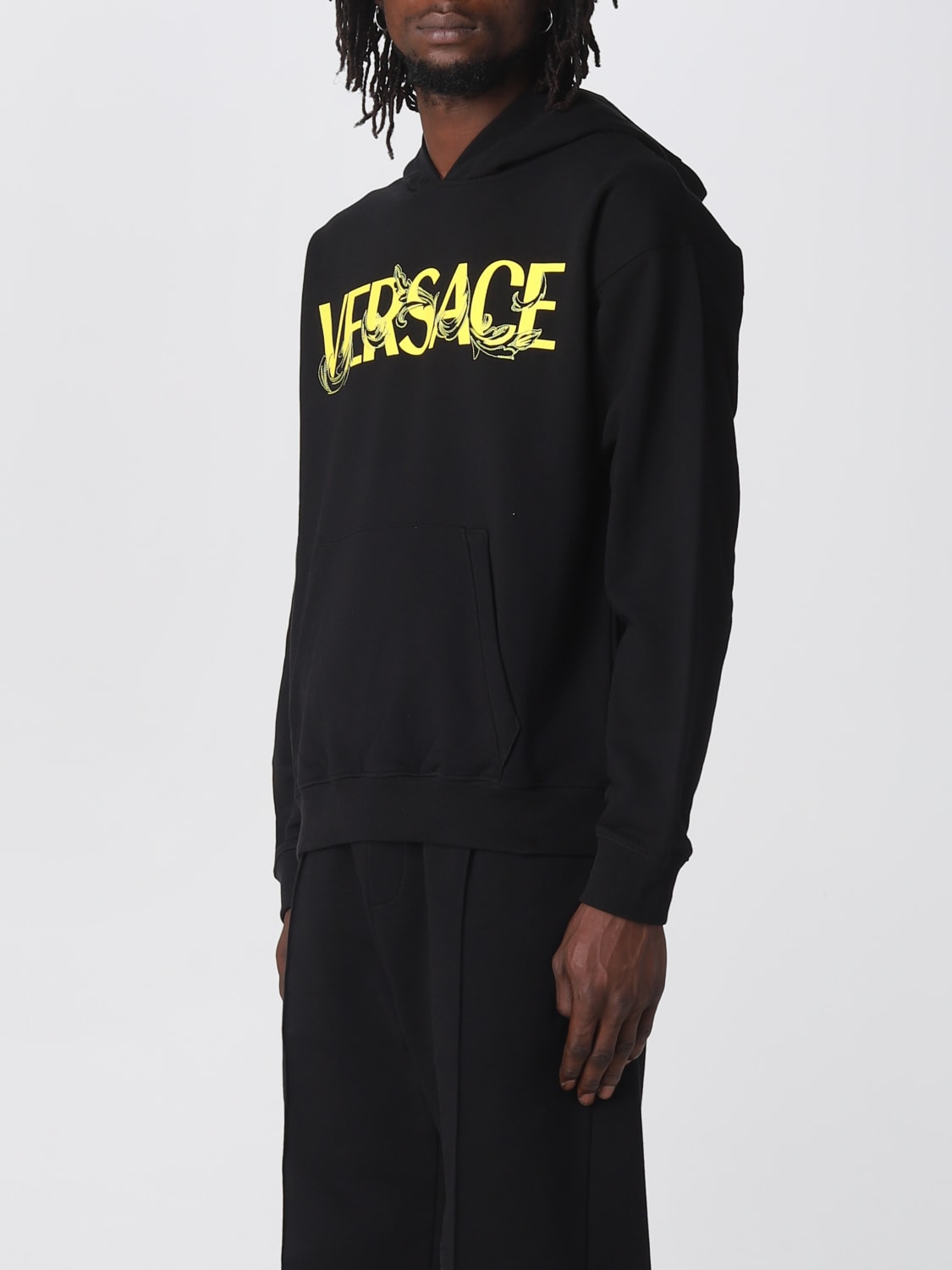 VERSACE SWEATSHIRT: Sweatshirt herren Versace, Schwarz - Img 4