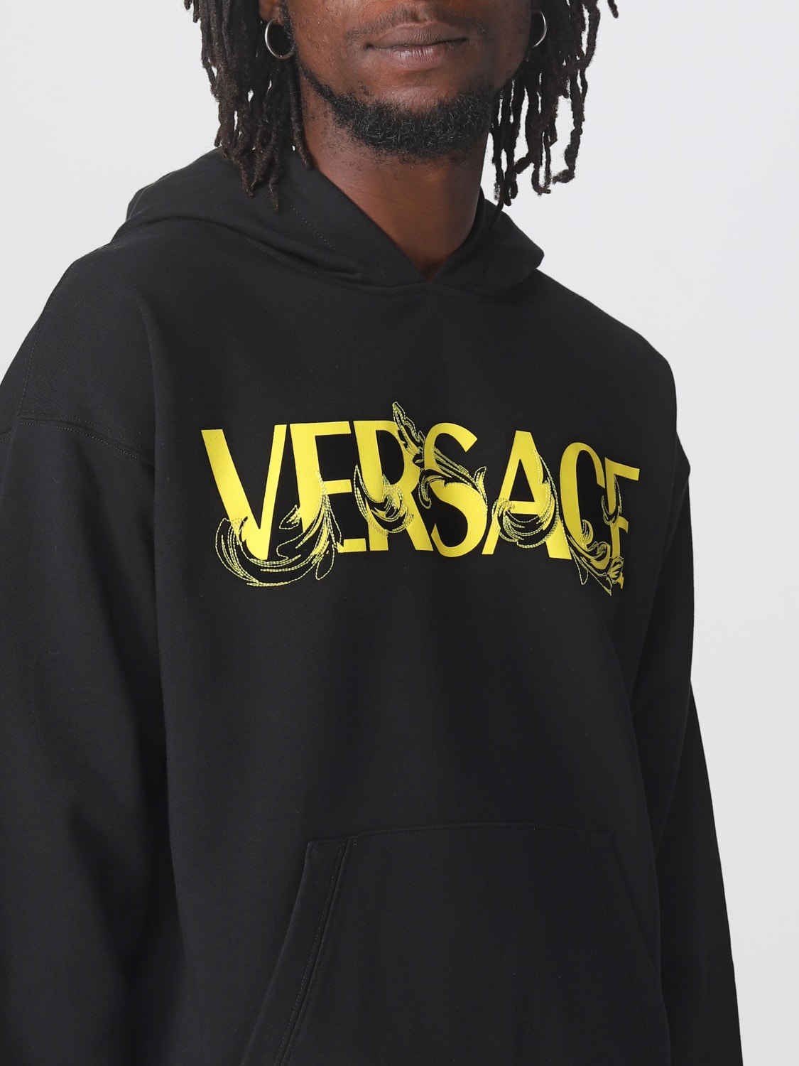 VERSACE SWEATSHIRT: Sweatshirt herren Versace, Schwarz - Img 5