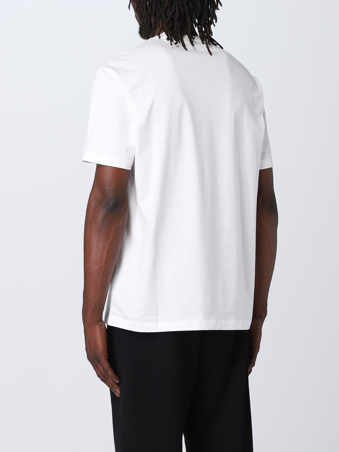 VERSACE T-SHIRT: Versace cotton T-shirt, White - Img 3