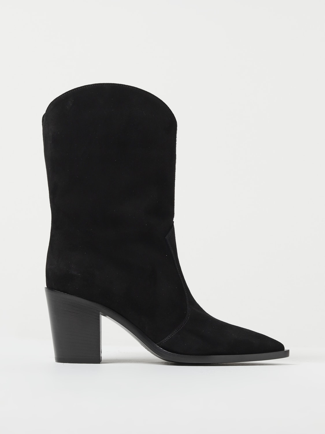 GIANVITO ROSSI BOOTS: Flat ankle boots woman Gianvito Rossi, Black - Img 1