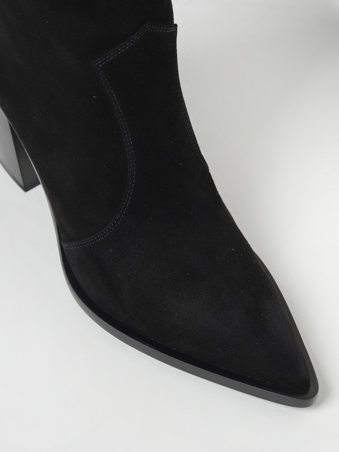 GIANVITO ROSSI BOOTS: Flat ankle boots woman Gianvito Rossi, Black - Img 4