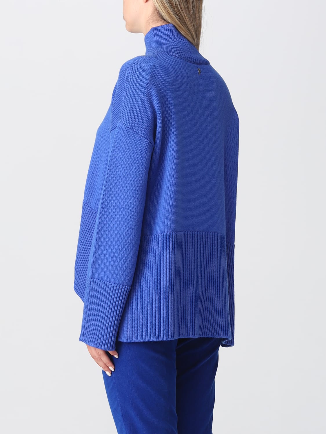 DONDUP JERSEY: Jersey mujer Dondup, Azul Oscuro - Img 2