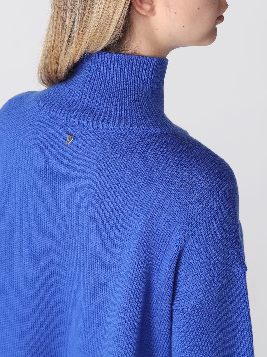 DONDUP JERSEY: Jersey mujer Dondup, Azul Oscuro - Img 3