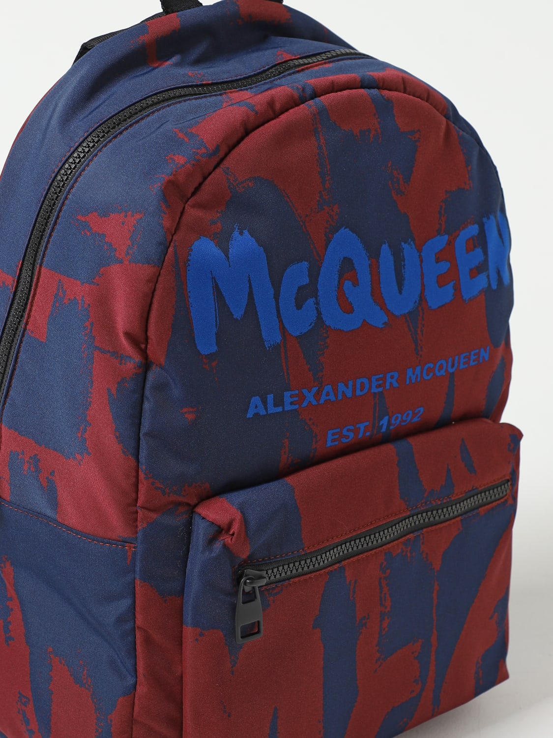 ALEXANDER MCQUEEN backpack in printed nylon Multicolor Alexander McQueen backpack 6464571AAOJ online at GIGLIO.COM