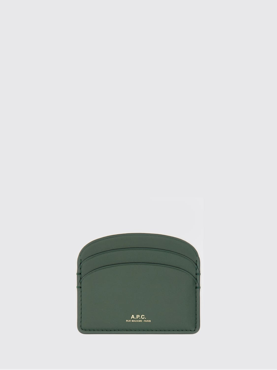 A.P.C. WALLET: Wallet woman A.P.C., Bottle Green - Img 1