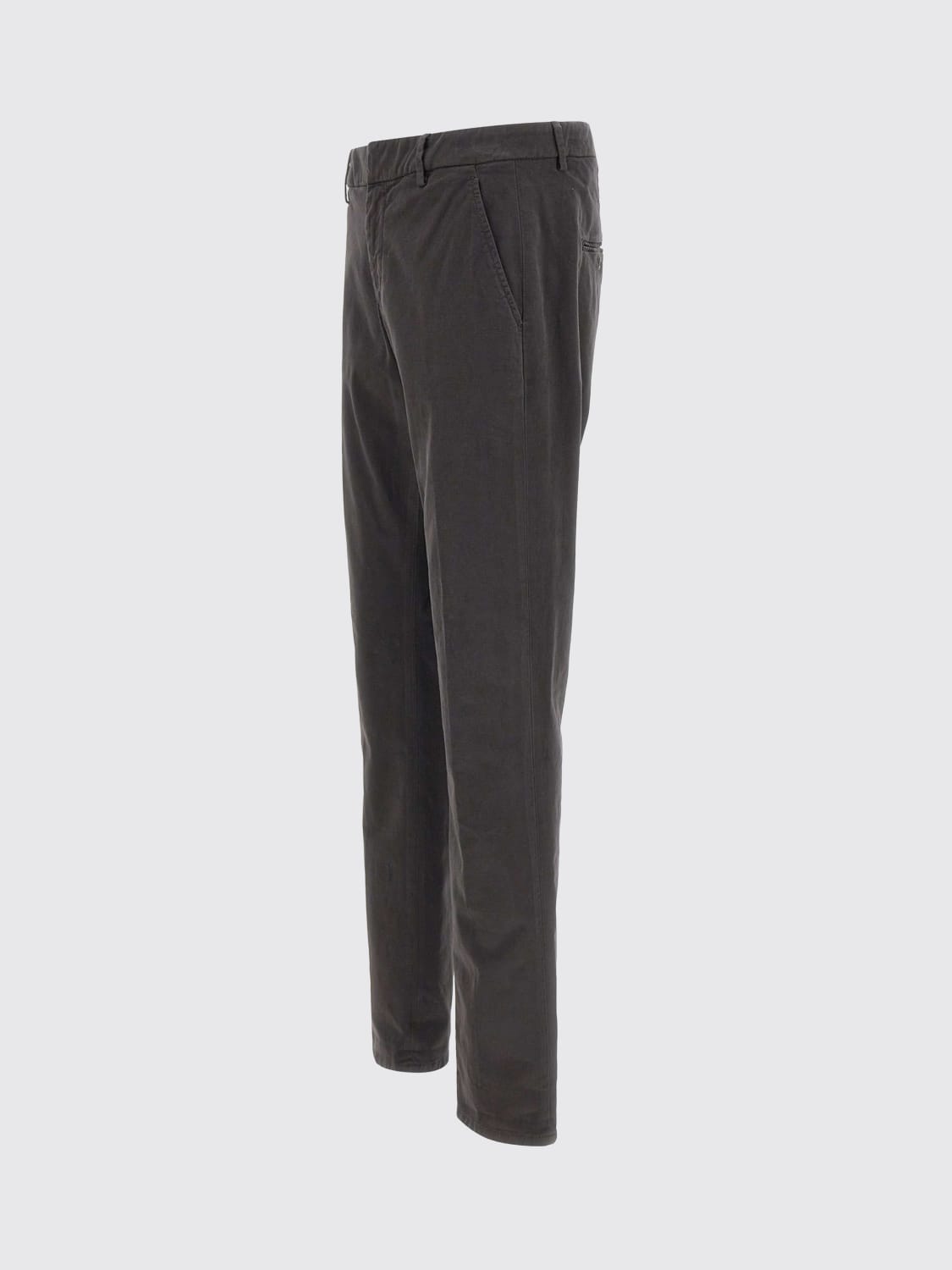 DONDUP PANTALONI: Pantalone chino Dondup in cotone stretch, Antracite - Img 3