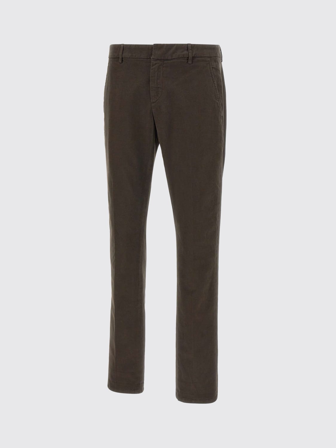 DONDUP PANTS: Dondup pants in stretch cotton, Dark - Img 2