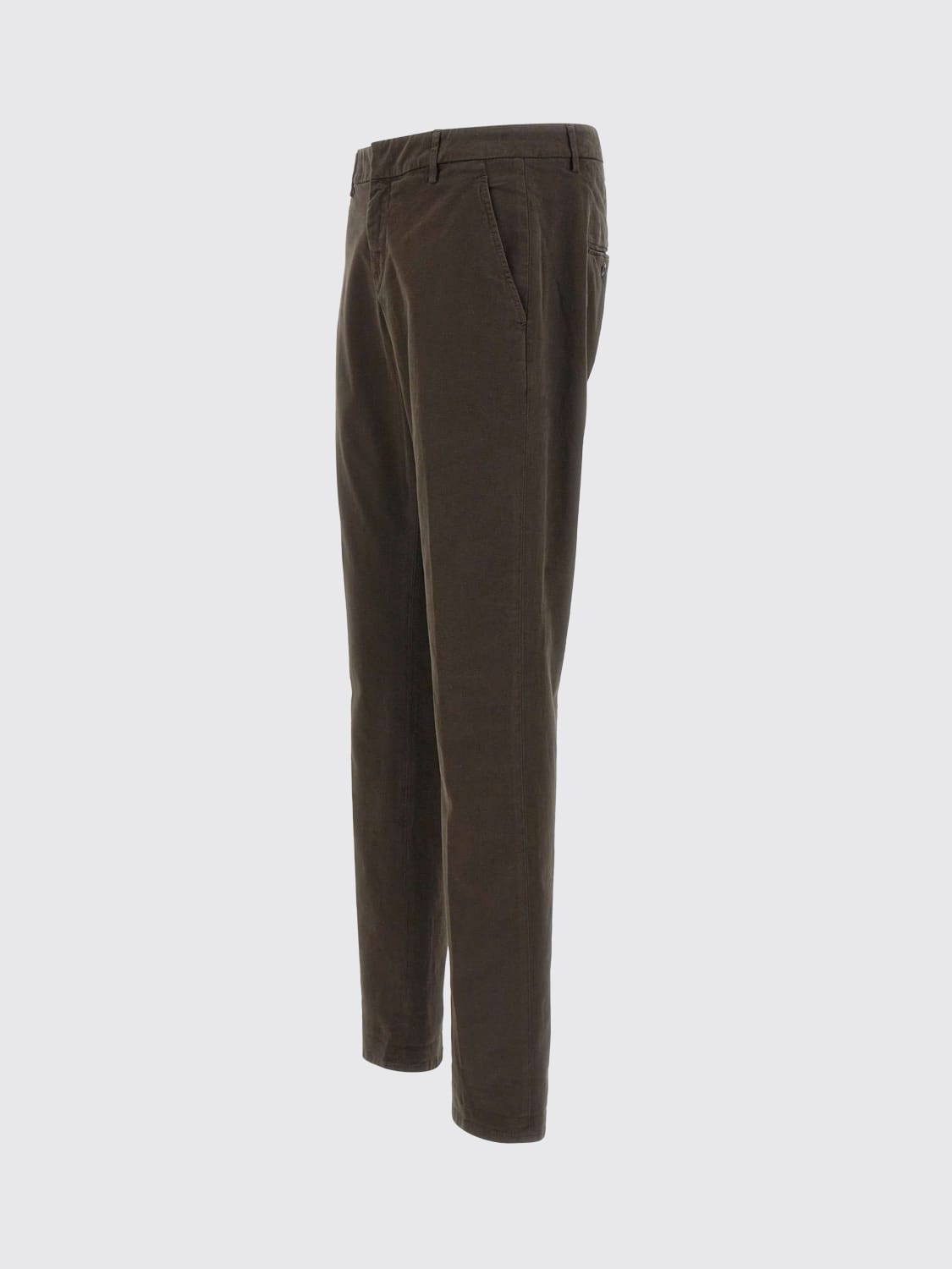 DONDUP PANTS: Dondup pants in stretch cotton, Dark - Img 4