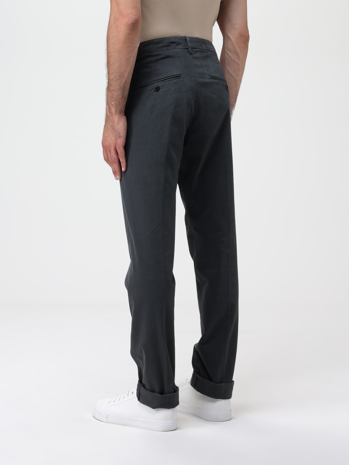 DONDUP PANTS: Dondup pants in stretch cotton, Grey 1 - Img 2