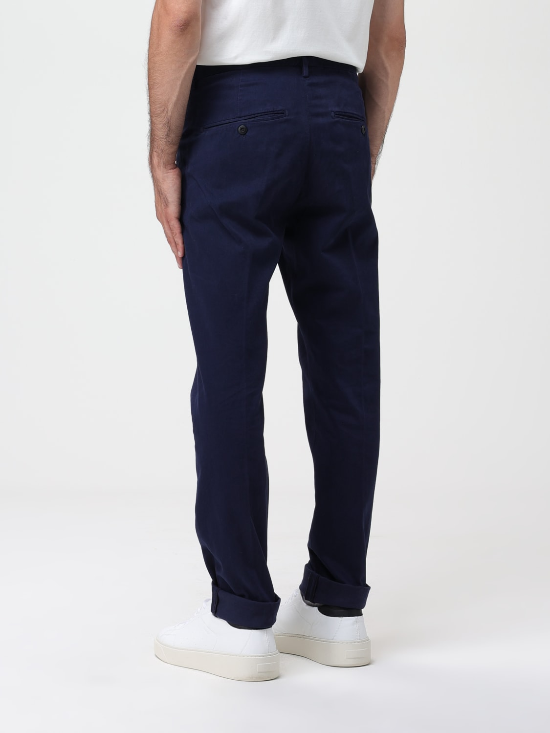 DONDUP PANTS: Dondup pants in stretch cotton, Blue 1 - Img 2
