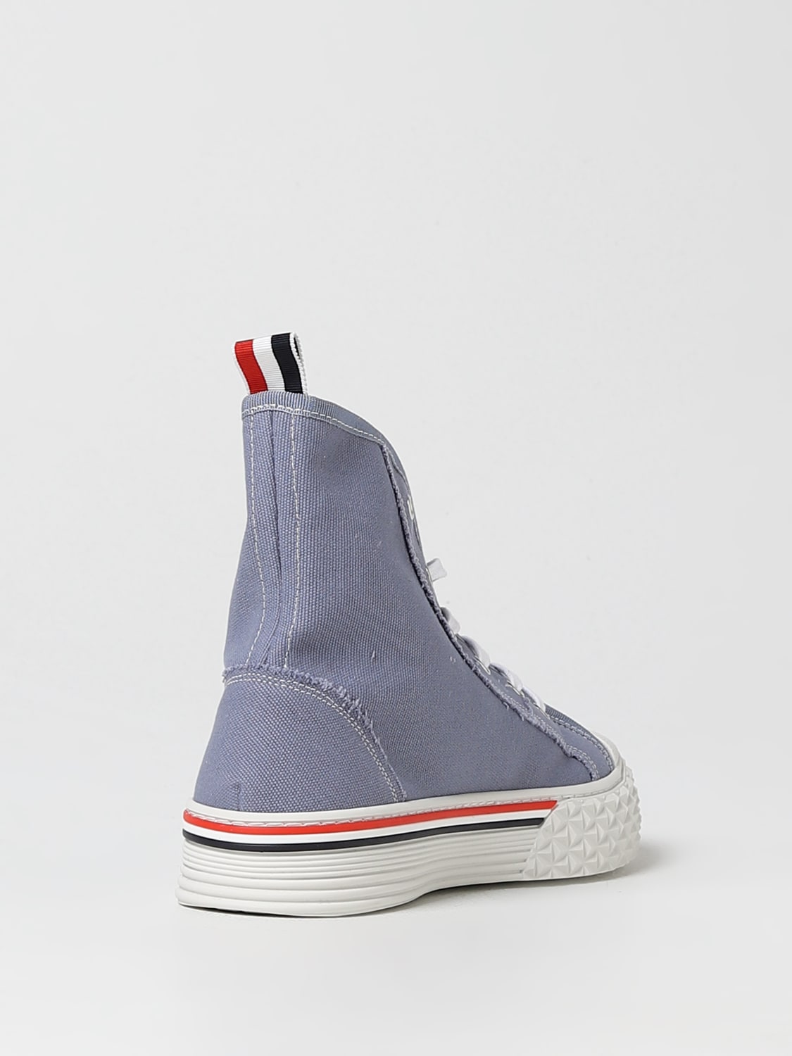 Thom Browne Outlet: Collegiate sneakers in canvas - Blue