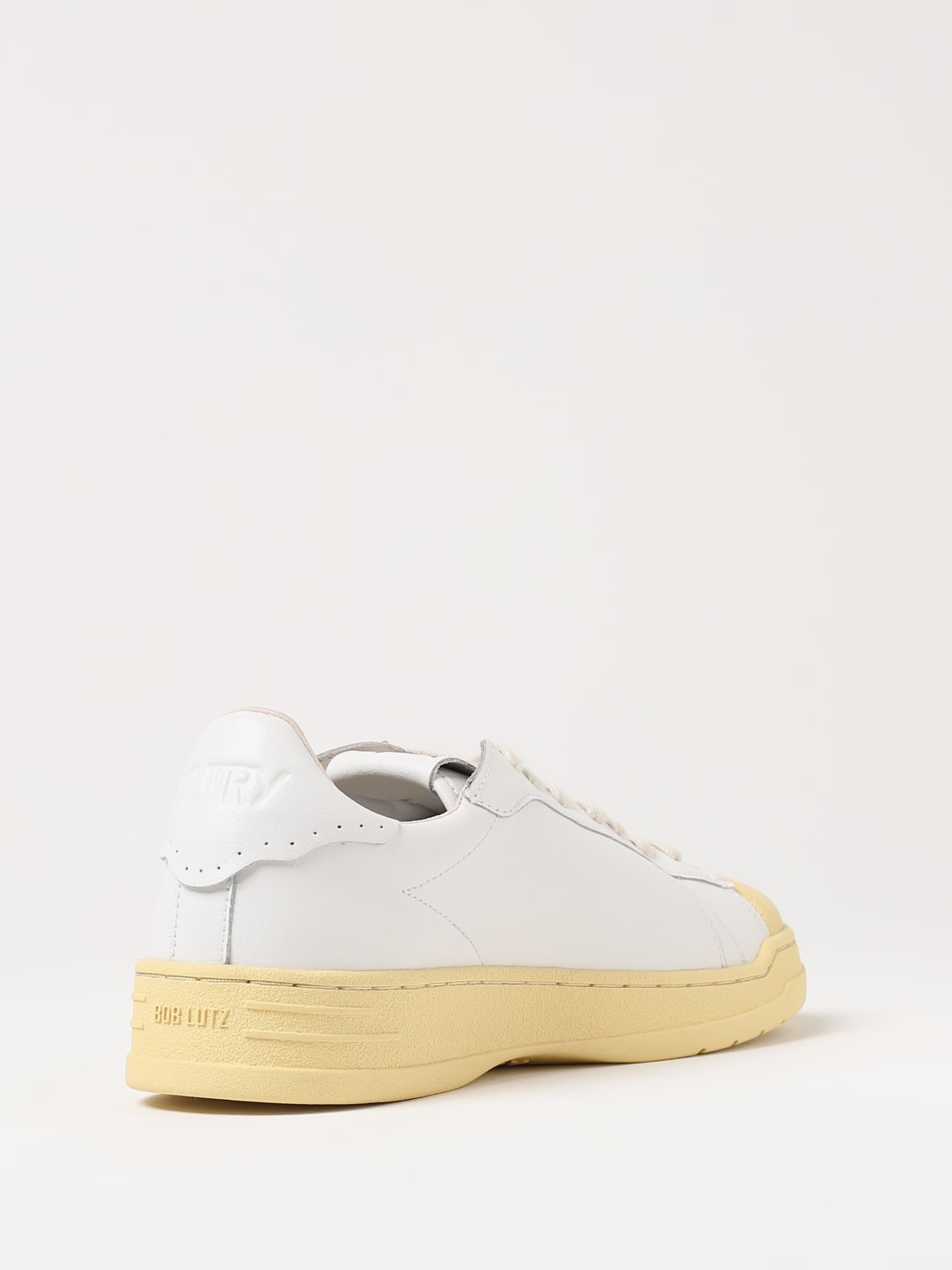 AUTRY SNEAKERS: Autry Bob Lutz sneakers in leather with logo, White - Img 3