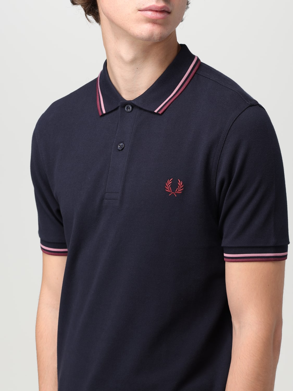 FRED PERRY POLO SHIRT: Polo shirt men Fred Perry, Blue 1 - Img 3