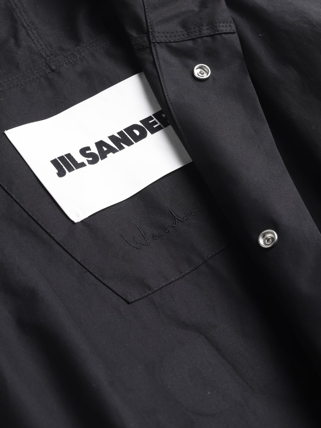 JIL SANDER JACKET: Coat woman Jil Sander, Black - Img 6