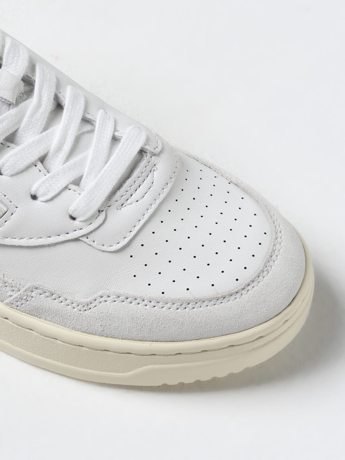 AUTRY: Open Mid sneakers in leather - White | Autry sneakers