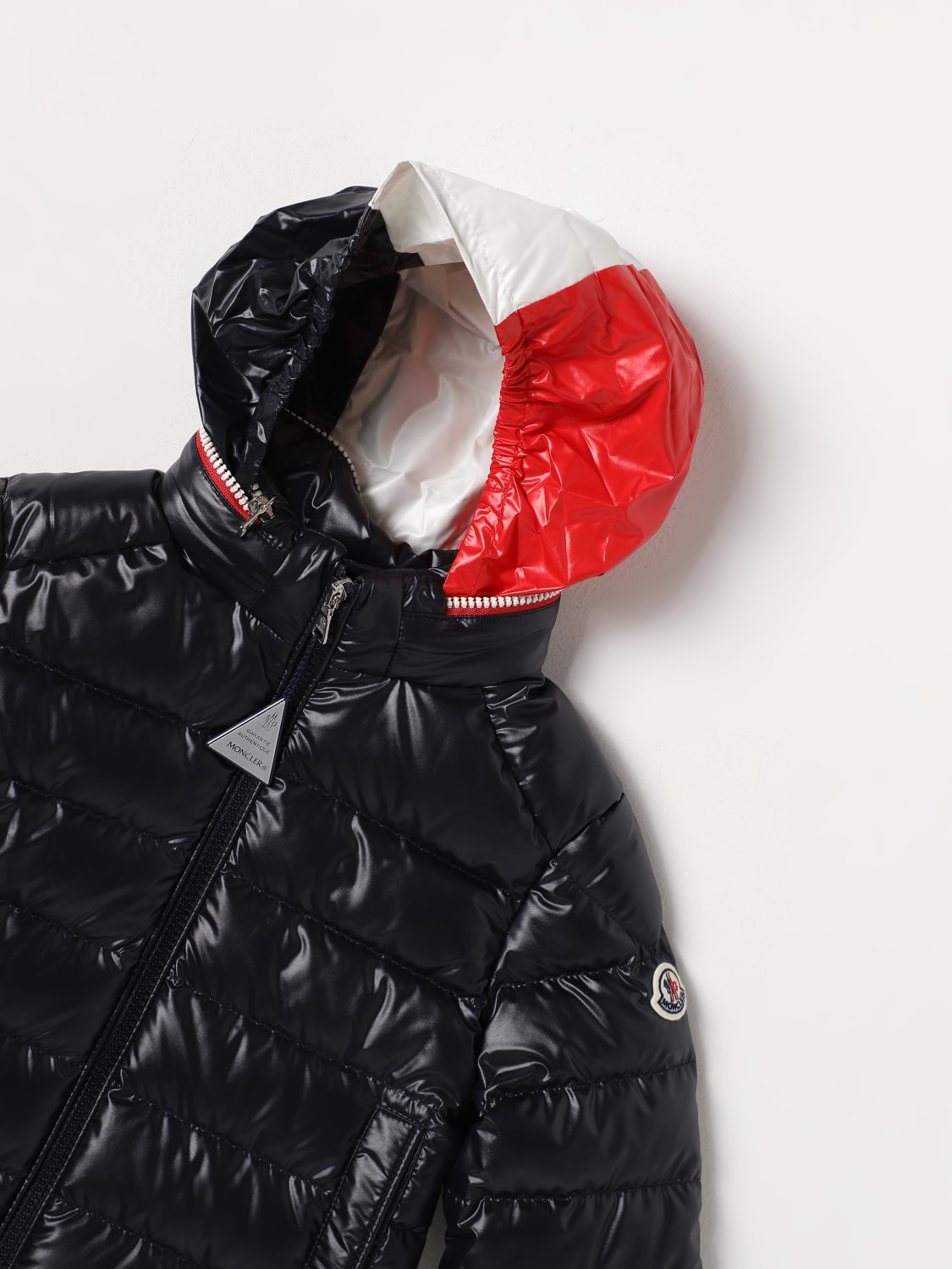MONCLER CHAQUETA: Abrigo niños Moncler, Azul Oscuro - Img 3