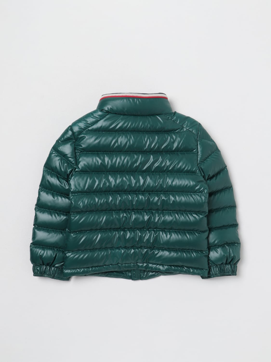 MONCLER JACKET: Moncler Bourne down jacket in padded nylon, Green - Img 2