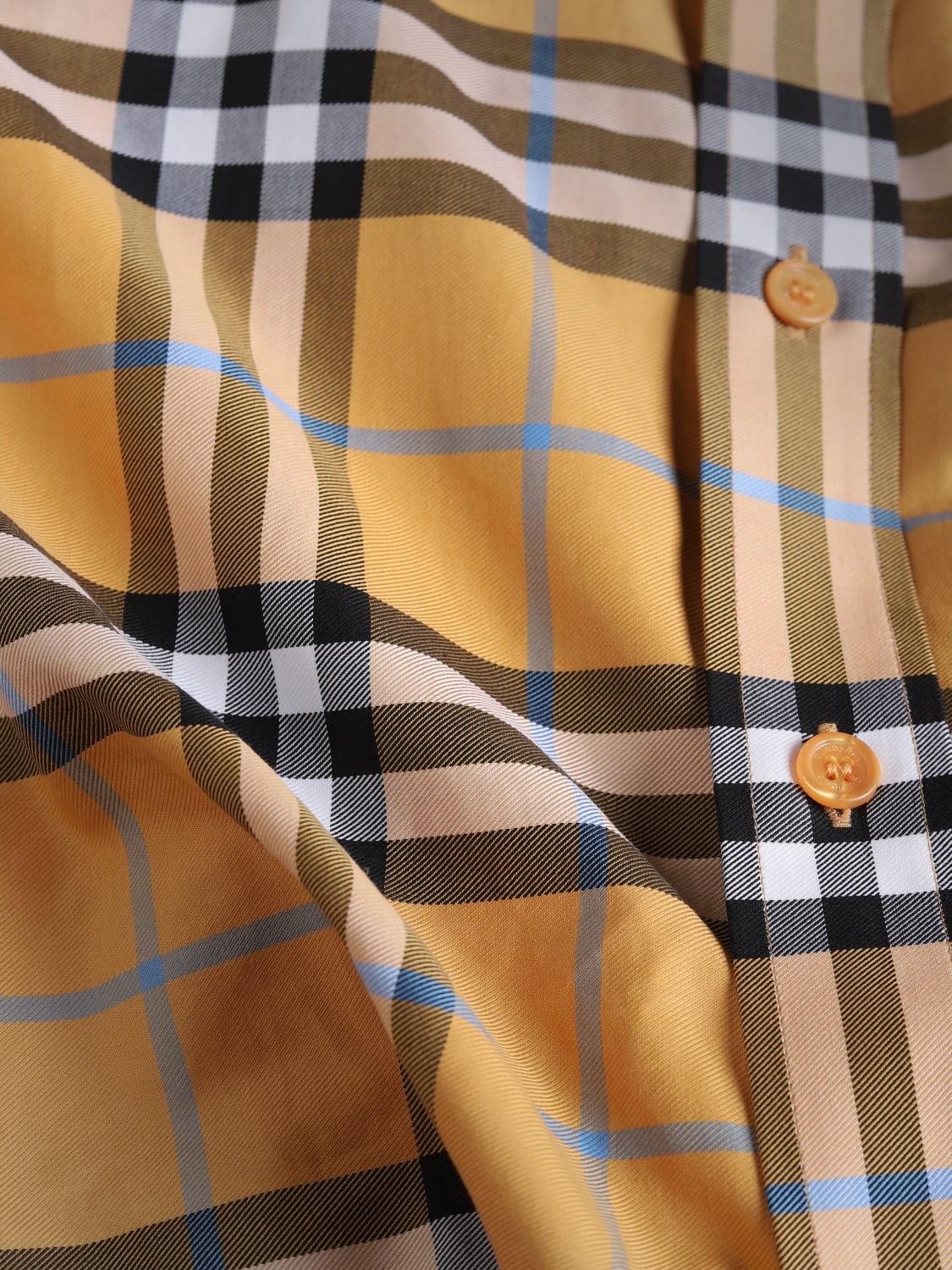 BURBERRY SHIRT: Burberry shirt in cotton, Orange - Img 6