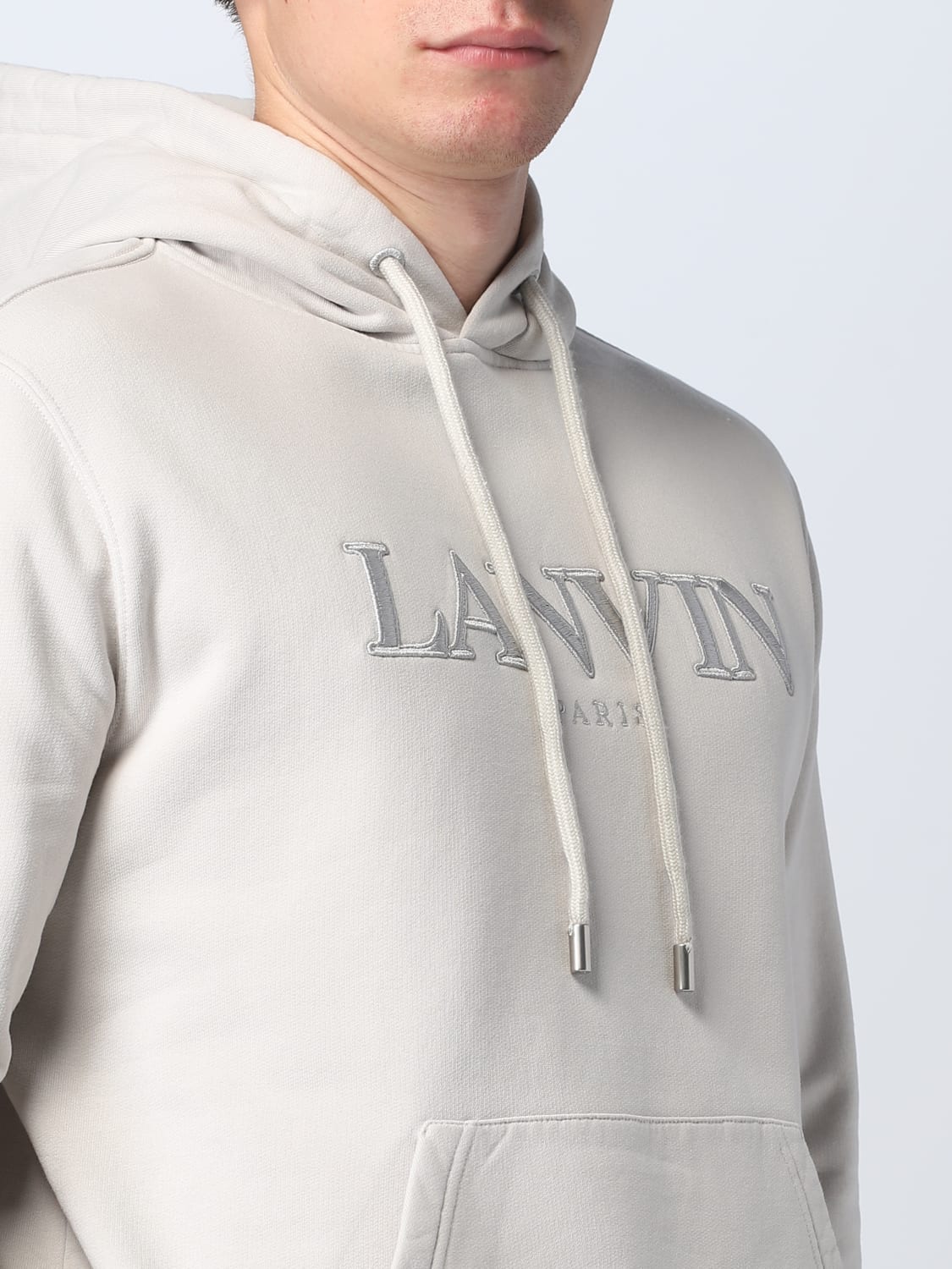 LANVIN SWEATSHIRT: Sweatshirt men Lanvin, Grey - Img 5