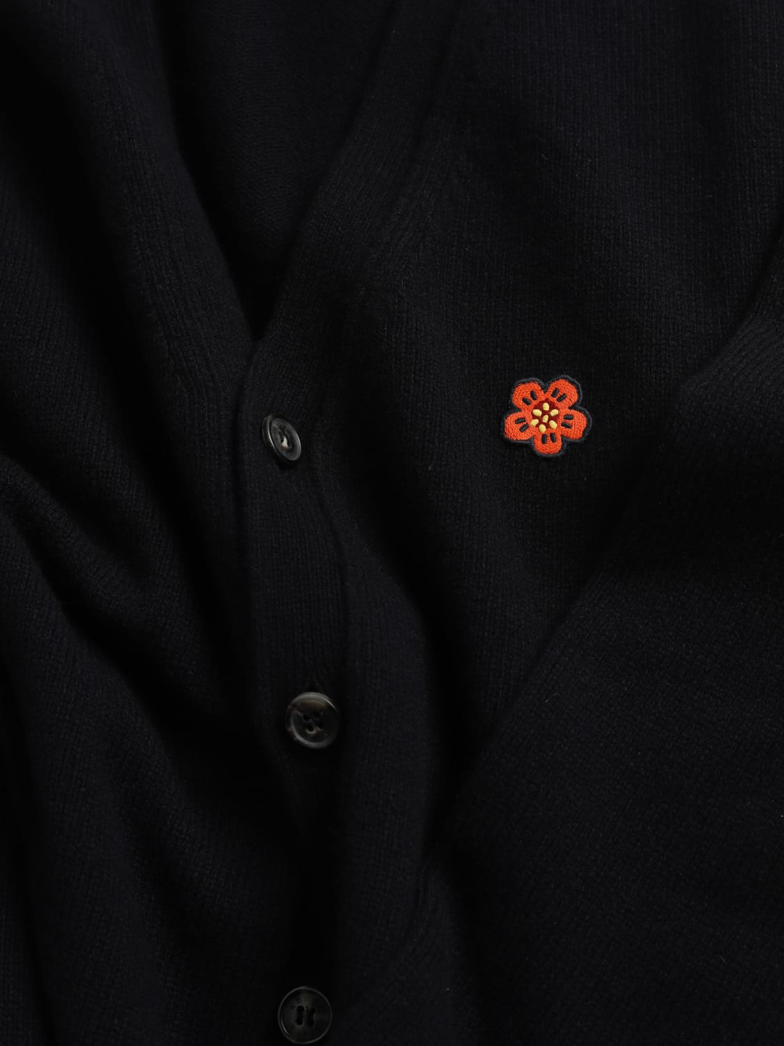 Kenzo Outlet: wool cardigan - Black | Kenzo cardigan