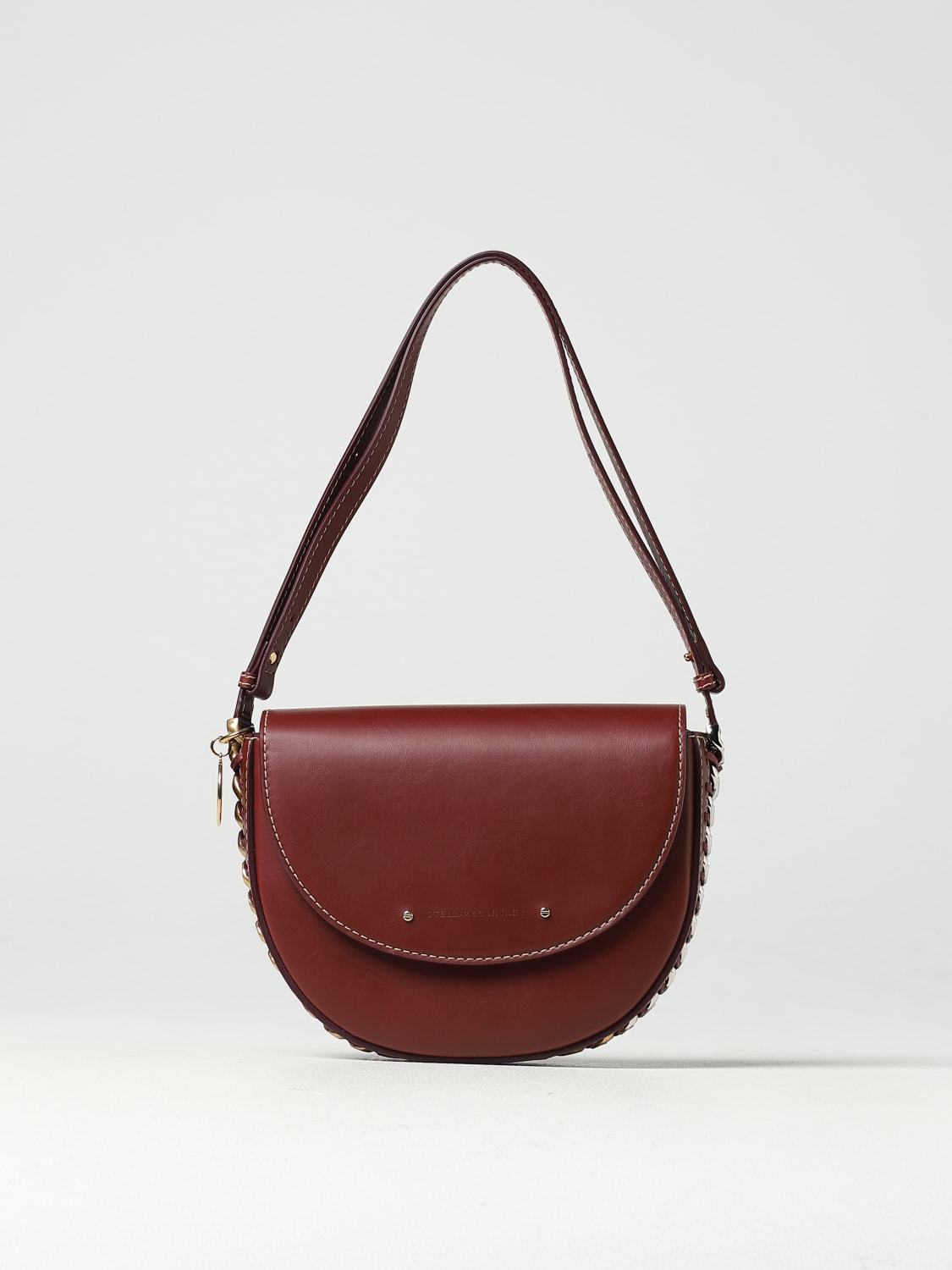 Stella McCartney Flap bag in synthetic leather with chain detail