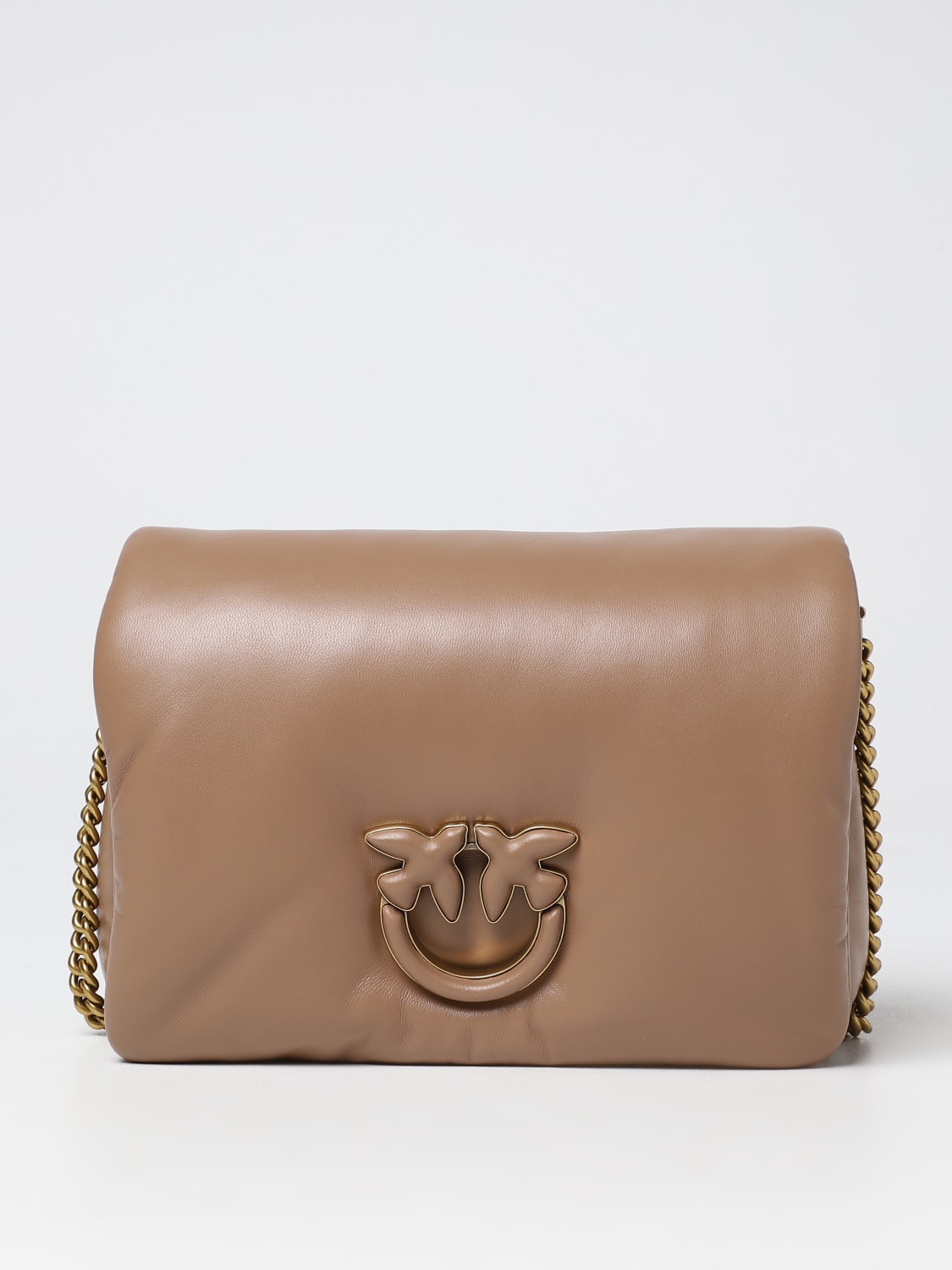 Pinko Outlet Shoulder bag woman Beige Pinko crossbody bags 101585A10F online at GIGLIO.COM