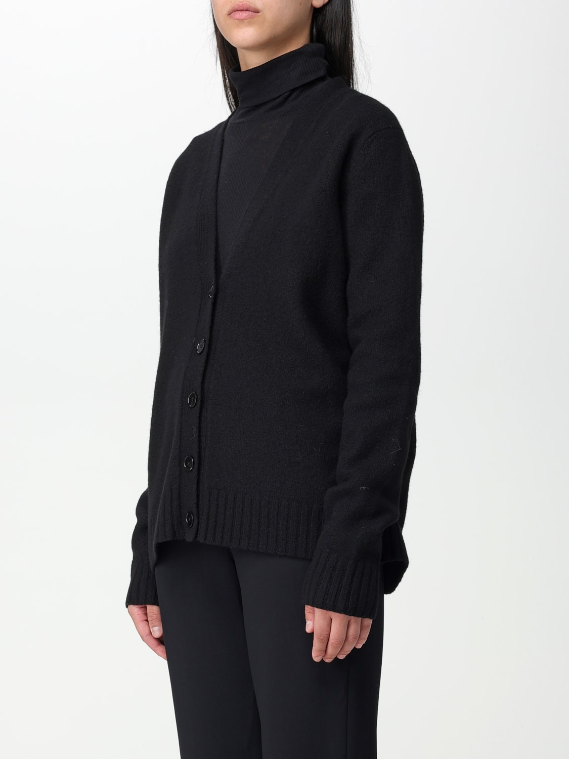 JIL SANDER CARDIGAN: Sweater woman Jil Sander, Black - Img 3