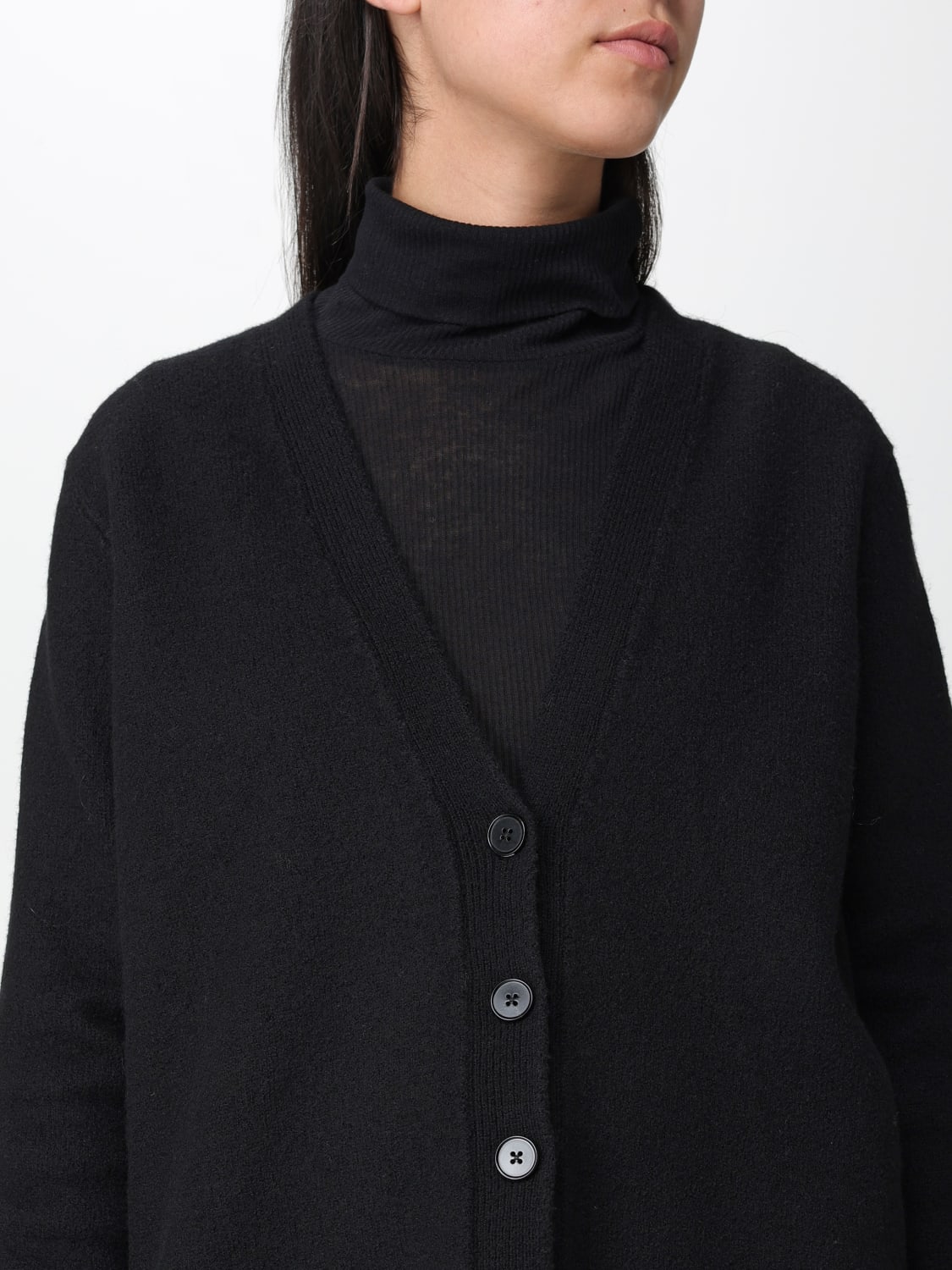 JIL SANDER CARDIGAN: Sweater woman Jil Sander, Black - Img 4