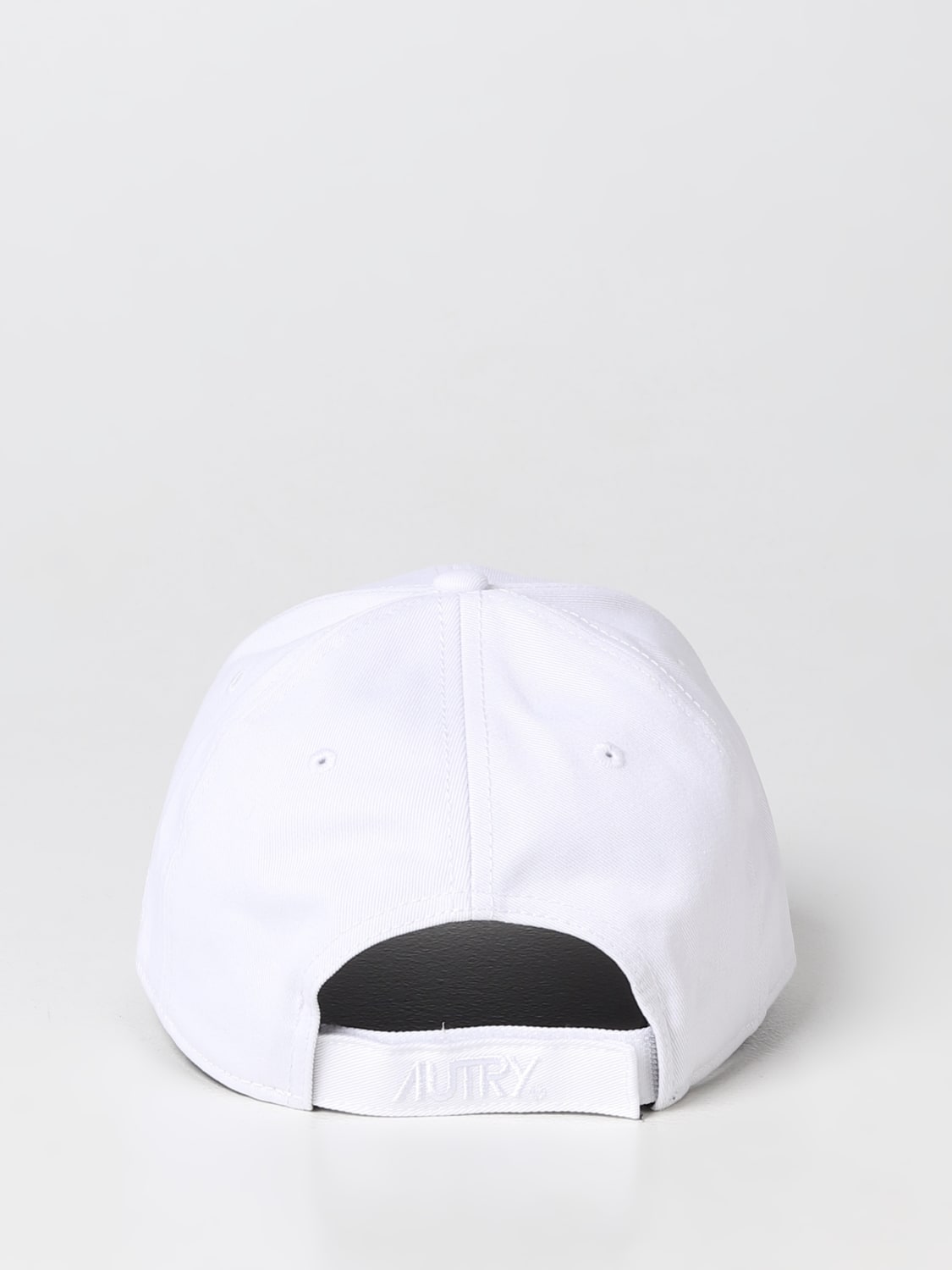 AUTRY HAT: Autry Icon hat in cotton with embroidered logo, White - Img 3