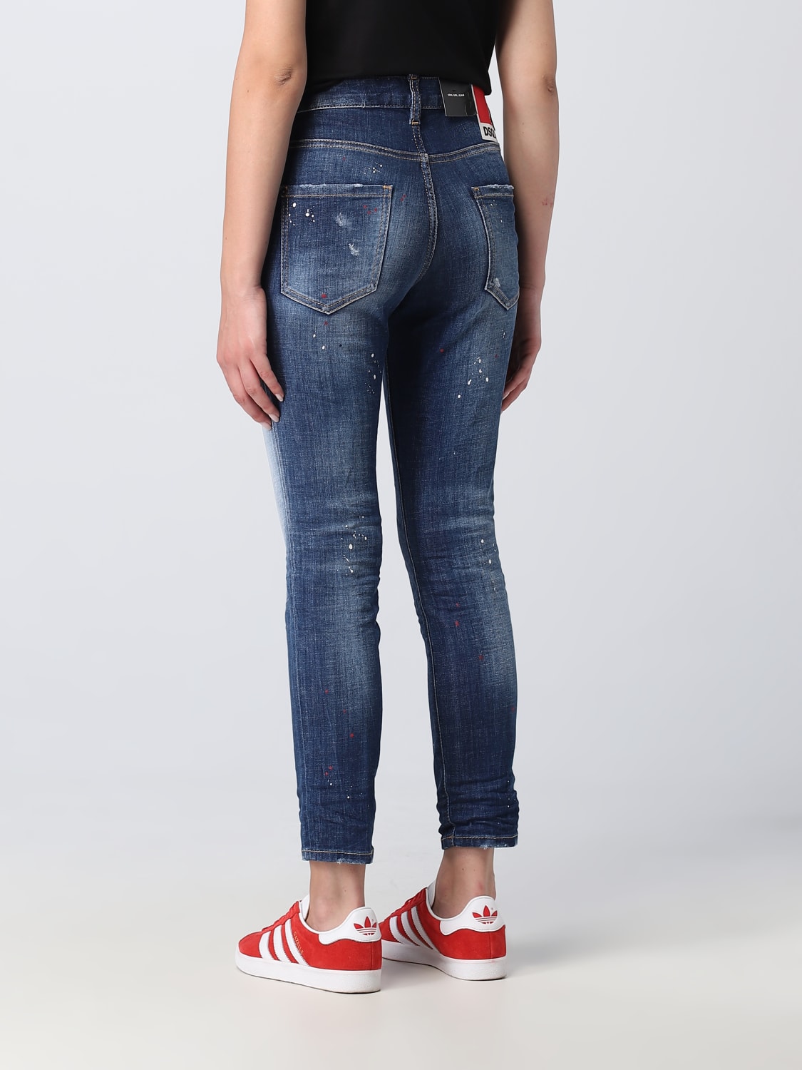 DSQUARED2 JEANS: Jeans femme Dsquared2, Denim - Img 2