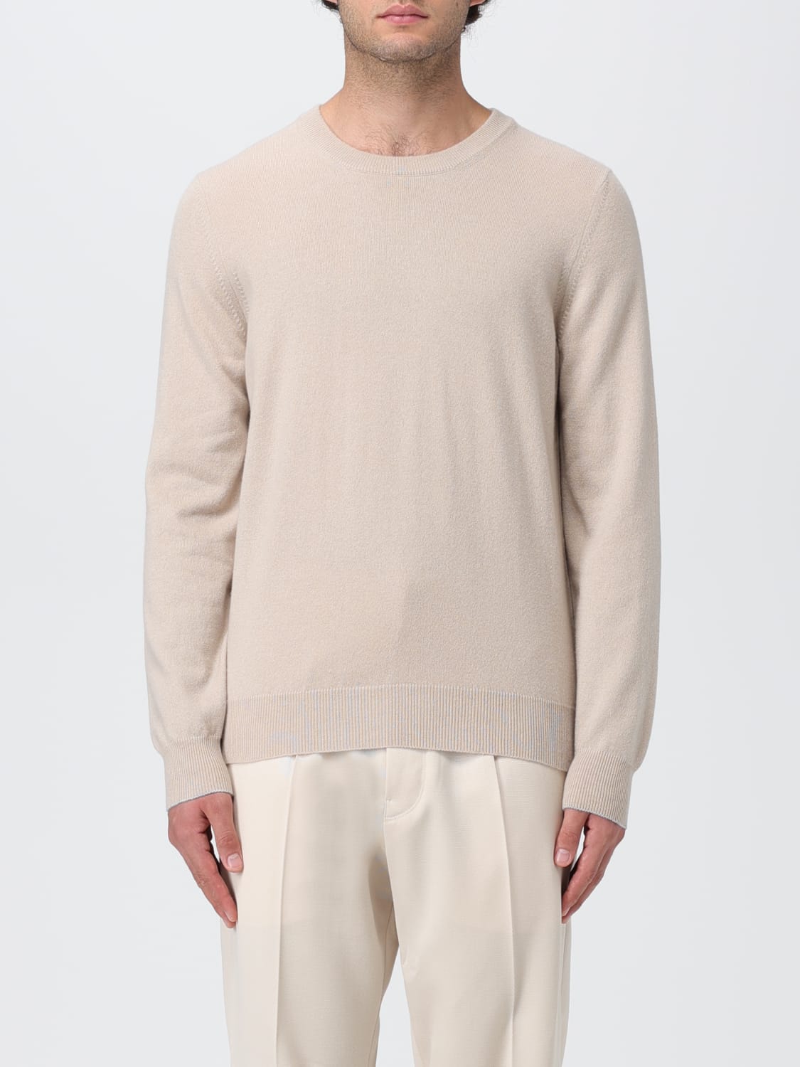 BRUNELLO CUCINELLI PULLOVER: Pullover herren Brunello Cucinelli, Weiß - Img 1