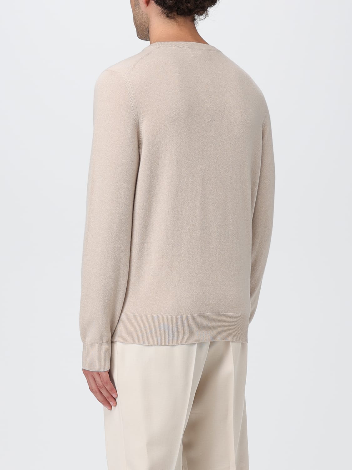 BRUNELLO CUCINELLI PULLOVER: Pullover herren Brunello Cucinelli, Weiß - Img 3