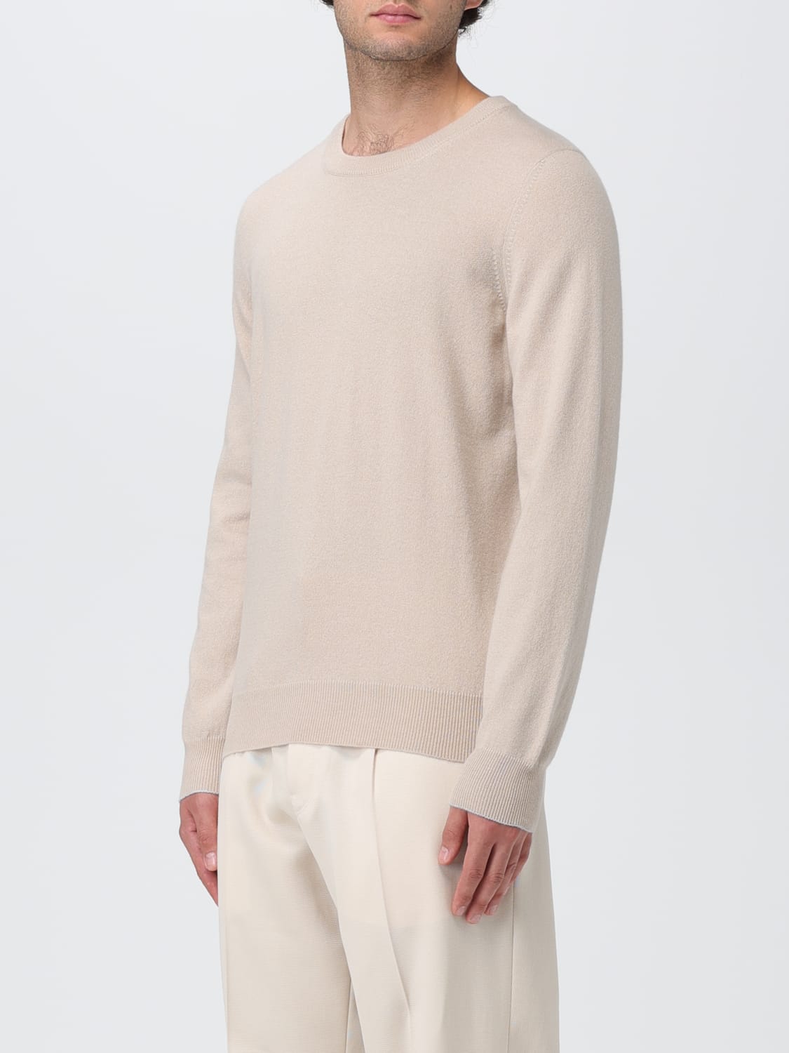 BRUNELLO CUCINELLI PULLOVER: Pullover herren Brunello Cucinelli, Weiß - Img 4