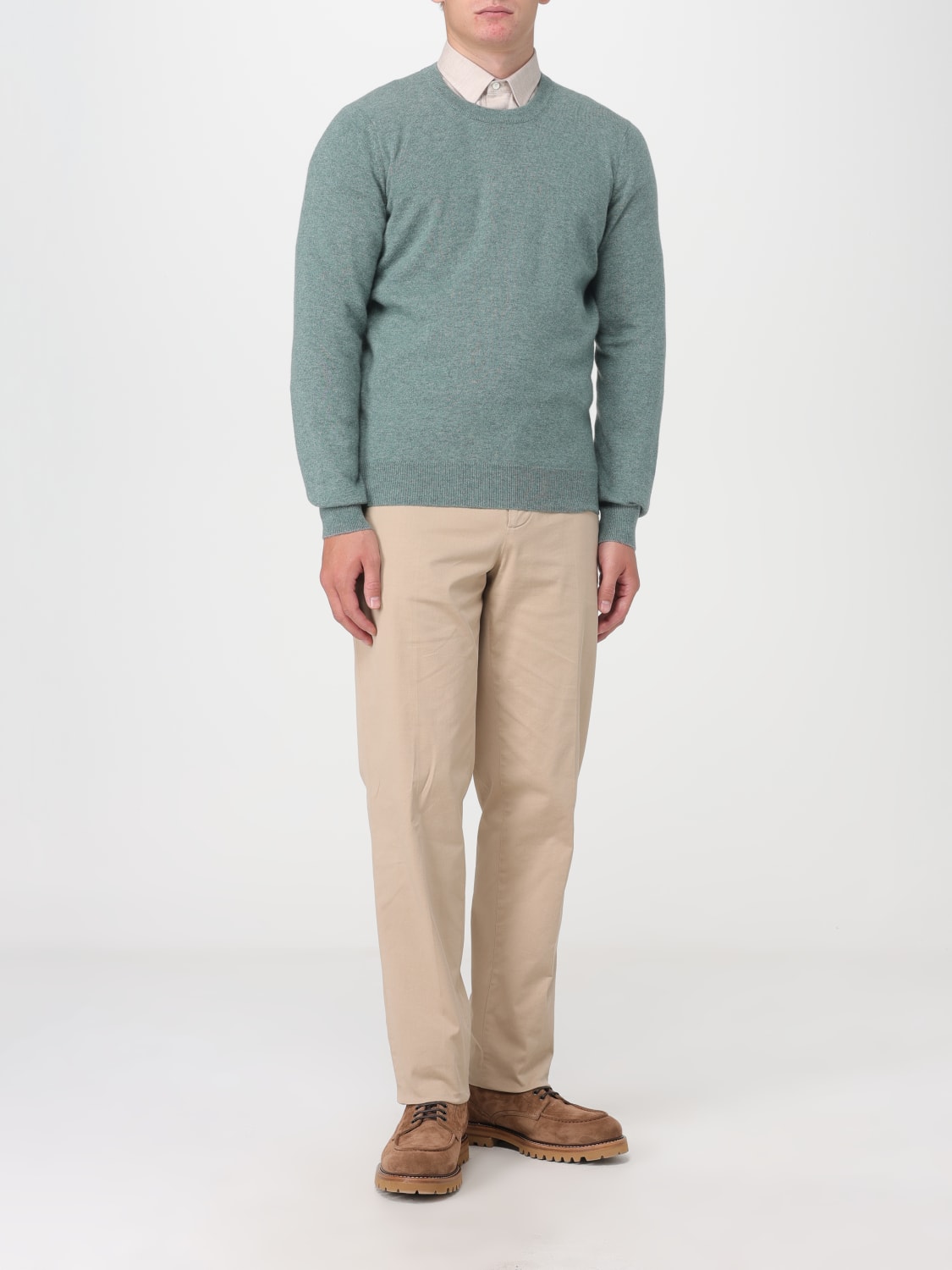 BRUNELLO CUCINELLI PULLOVER: Pullover herren Brunello Cucinelli, Grün - Img 2