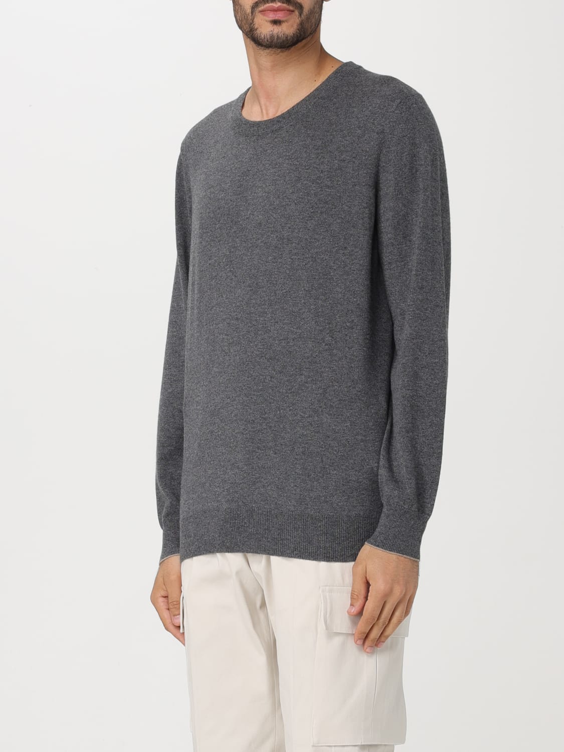 BRUNELLO CUCINELLI PULLOVER: Pullover herren Brunello Cucinelli, Grau - Img 4
