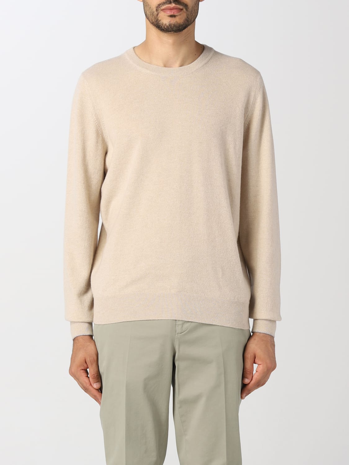 BRUNELLO CUCINELLI PULLOVER: Pullover herren Brunello Cucinelli, Beige - Img 1