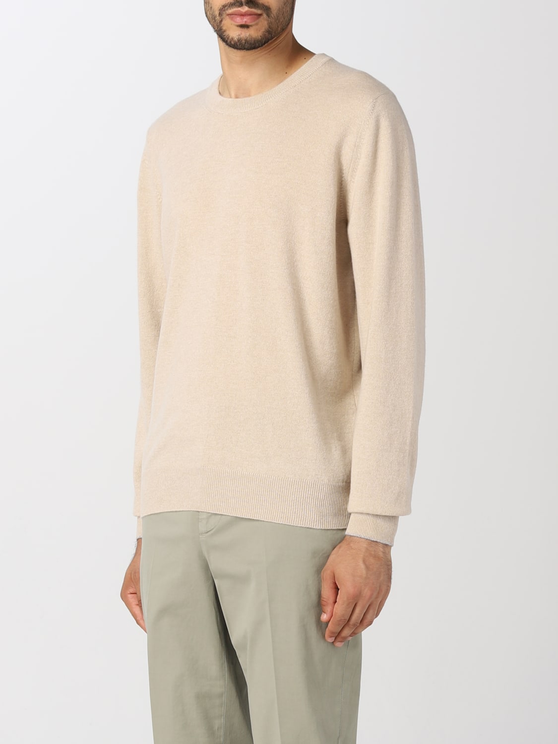 BRUNELLO CUCINELLI PULLOVER: Pullover herren Brunello Cucinelli, Beige - Img 4