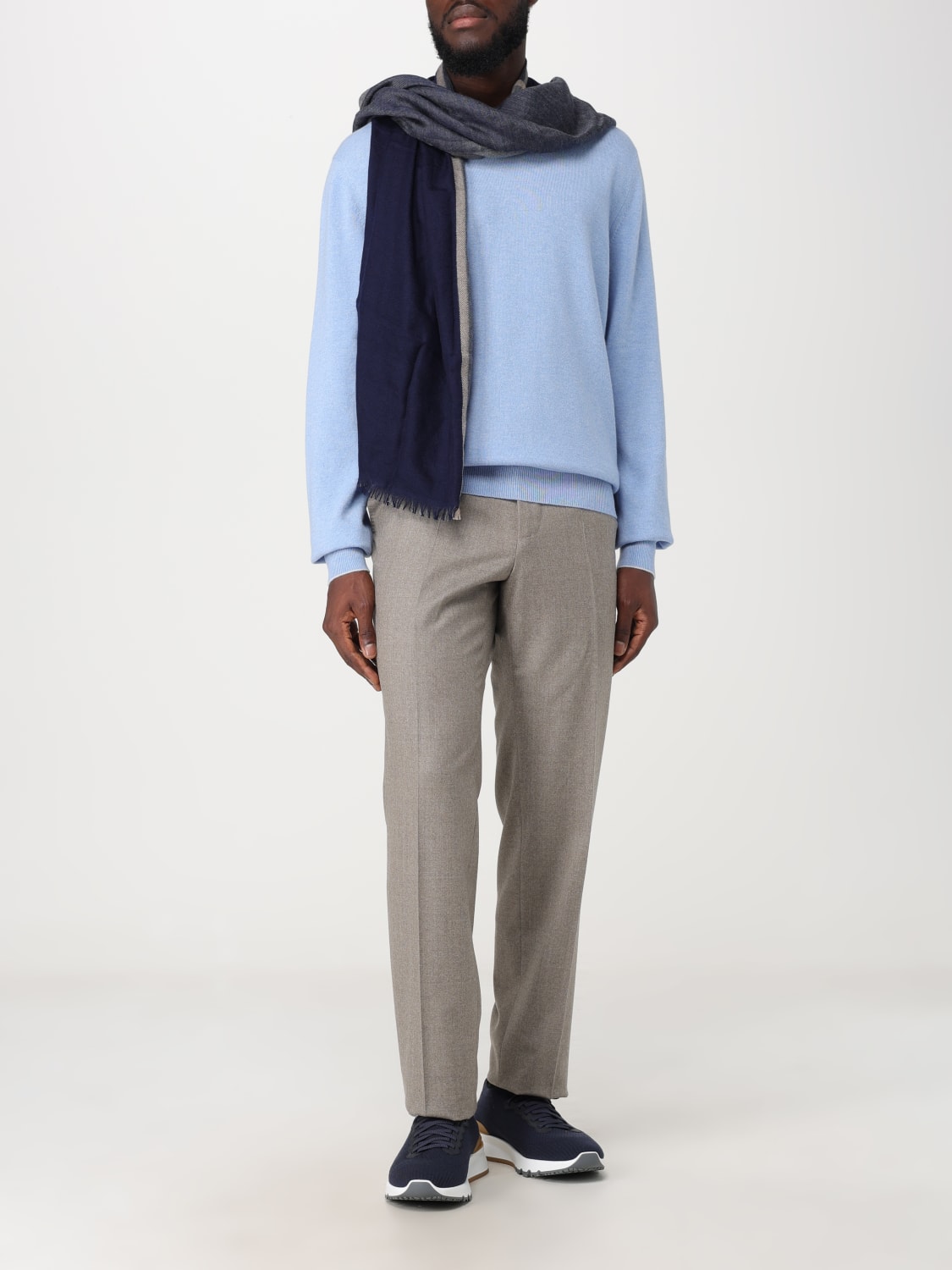 BRUNELLO CUCINELLI PULLOVER: Pullover herren Brunello Cucinelli, Ice - Img 2
