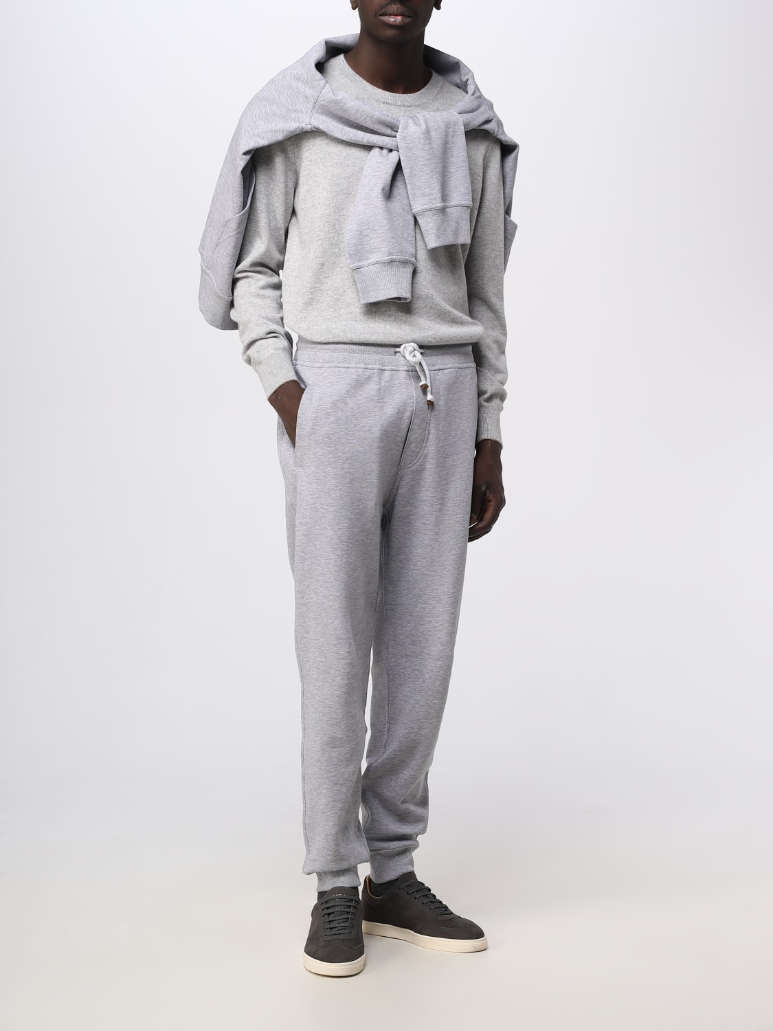 BRUNELLO CUCINELLI PULLOVER: Pullover herren Brunello Cucinelli, Biscuit - Img 2