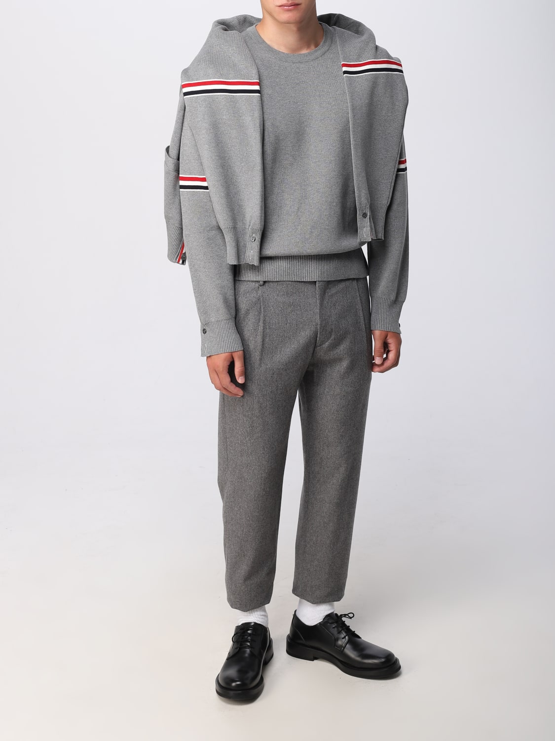 THOM BROWNE PULLOVER: Pullover herren Thom Browne, Grau - Img 2