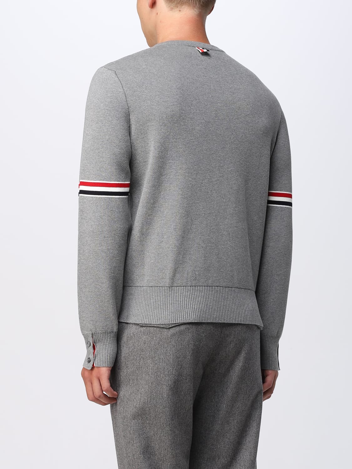 THOM BROWNE PULLOVER: Pullover herren Thom Browne, Grau - Img 3