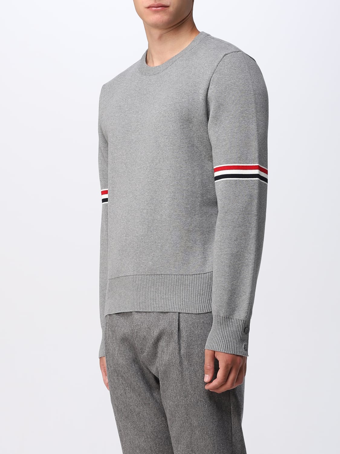THOM BROWNE PULLOVER: Pullover herren Thom Browne, Grau - Img 4