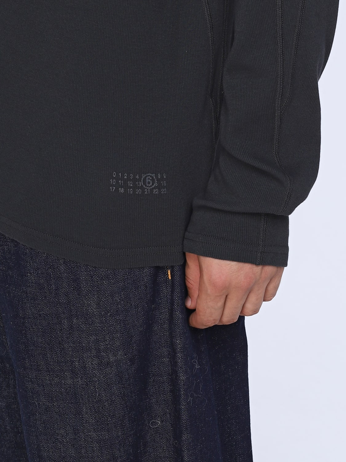 MM6 MAISON MARGIELA T-SHIRT: Sweater men Mm6 Maison Margiela, Charcoal - Img 5