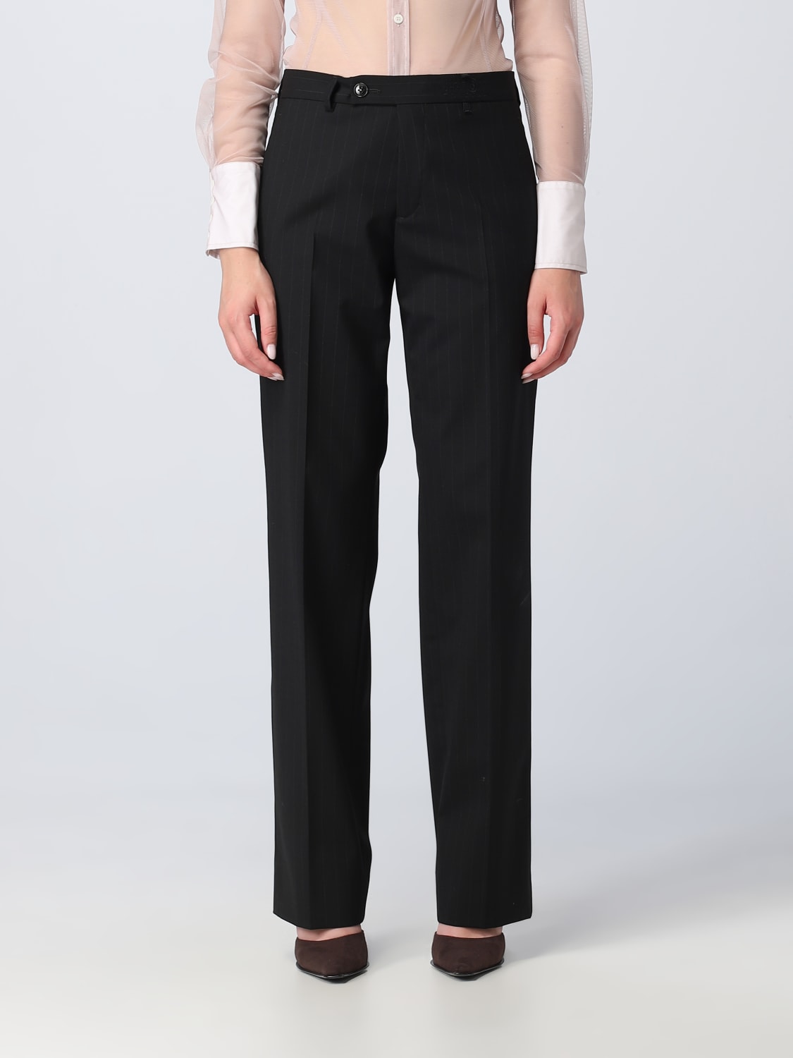 MM6 MAISON MARGIELA PANTS: Pants woman Mm6 Maison Margiela, Black - Img 1