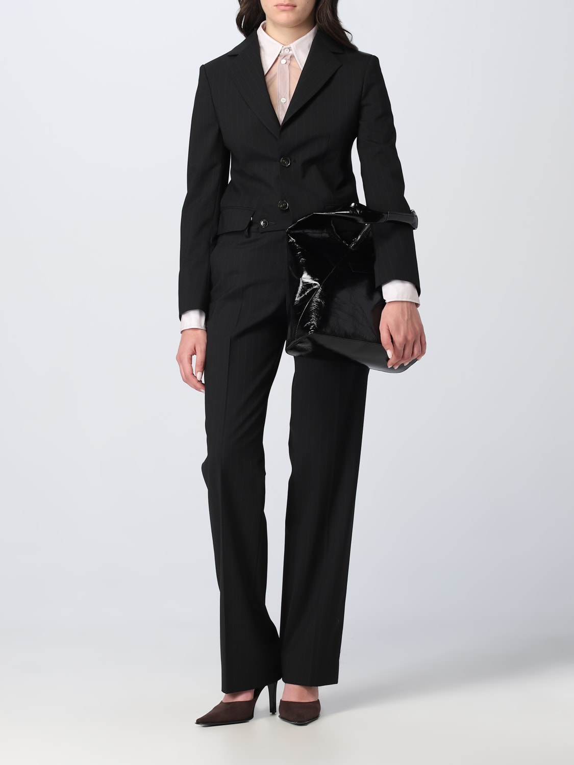 MM6 MAISON MARGIELA PANTS: Pants woman Mm6 Maison Margiela, Black - Img 2