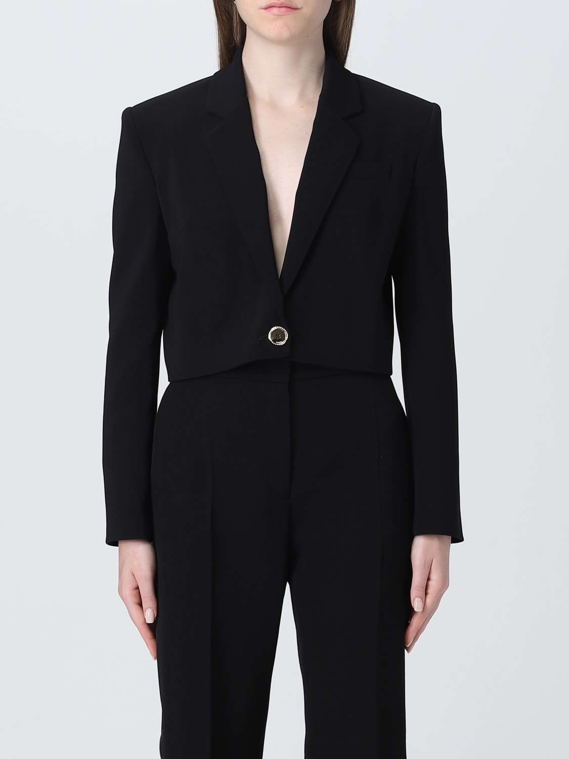 アウターその他 PINKO Woman Blazer Black 101692A14I Z99 Pinko Outlet: Blazer woman - Black | Pinko blazer 101692A14I