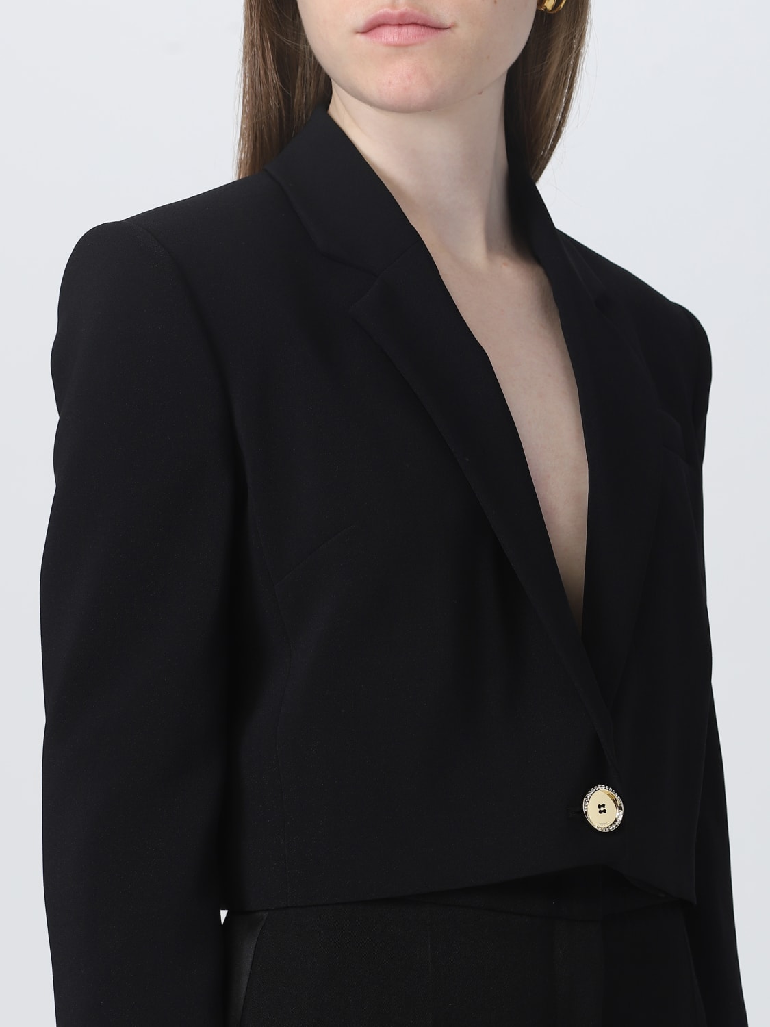 アウターその他 PINKO Woman Blazer Black 101692A14I Z99 Pinko Outlet: Blazer woman - Black | Pinko blazer 101692A14I