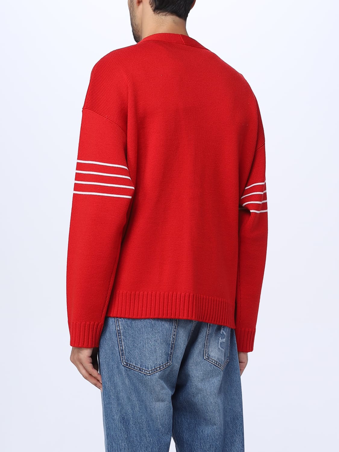 VALENTINO CARDIGAN: Valentino wool cardigan, Red - Img 3