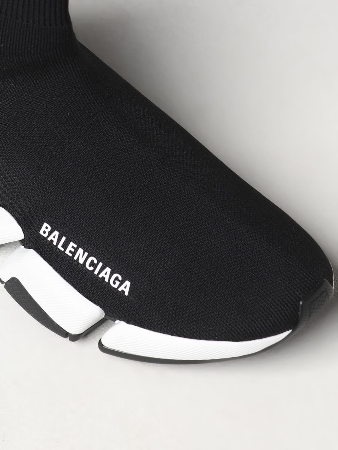 BALENCIAGA SNEAKERS: Balenciaga Speed 2.0 sneakers in recycled stretch knit, Black - Img 4